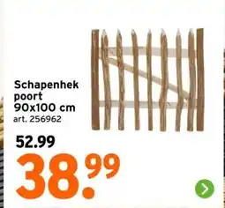 GAMMA Schapenhek poort 90x100 cm aanbieding