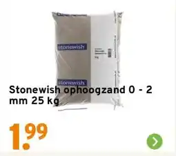GAMMA Stonewish ophoogzand 0 - 2 mm 25 kg aanbieding