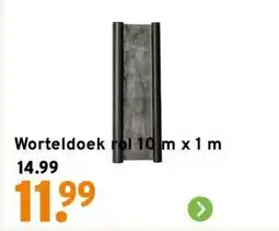 GAMMA Worteldoek rol 10 m x 1 m aanbieding