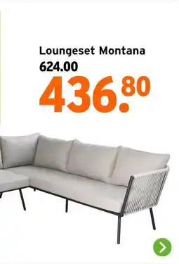 GAMMA Loungeset Montana aanbieding