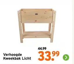GAMMA Verhoogde Kweekbak Licht aanbieding