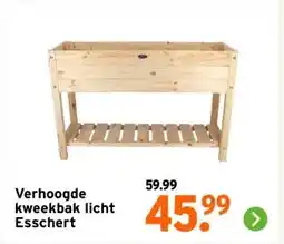GAMMA Verhoogde kweekbak licht Esschert aanbieding