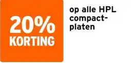 GAMMA op alle HPL compact- platen aanbieding