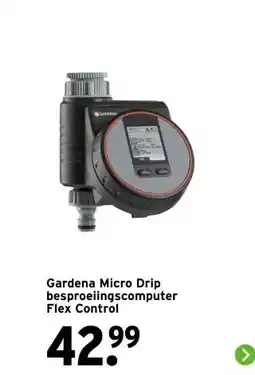 GAMMA Gardena Micro Drip besproeiingscomputer Flex Control aanbieding