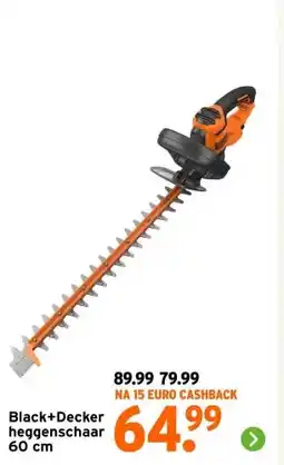 GAMMA Black+Decker heggenschaar 60 cm aanbieding