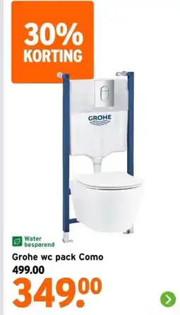 GAMMA Grohe wc pack Como aanbieding