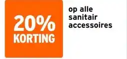GAMMA op alle sanitair accessoires aanbieding