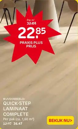 Praxis Quick-Step Laminaat Complete aanbieding