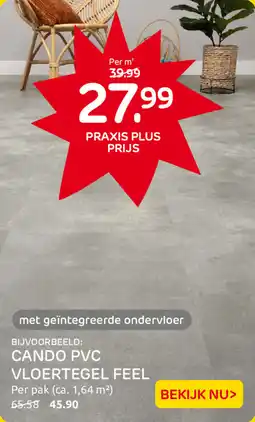 Praxis Cando PVC Vloertegel Feel aanbieding