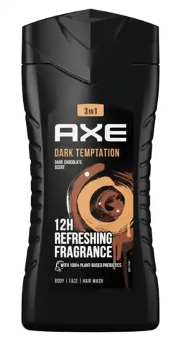 De Online Drogist Axe Dark Temptation 3-in-1 Showergel aanbieding