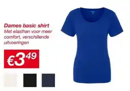 Kik Dames Basic Shirt aanbieding