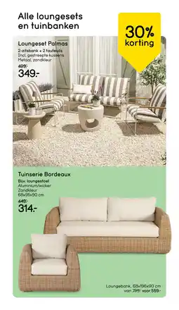 Leen Bakker Bekijk alle loungesets en tuinbanken aanbieding