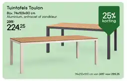 Leen Bakker Bekijk tuintafels Toulon aanbieding