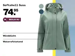 Welkoop Softshell Susa aanbieding