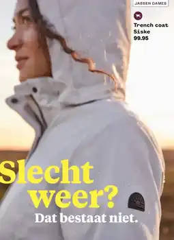 Welkoop Trench Coat Siske aanbieding