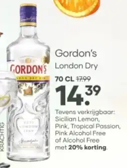 Mitra Gordon's London Dry aanbieding