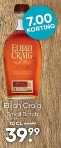 Mitra Elijah Craig Small Batch aanbieding