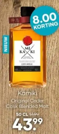 Mitra Kamiki Original Ceder Cask Blended Malt aanbieding