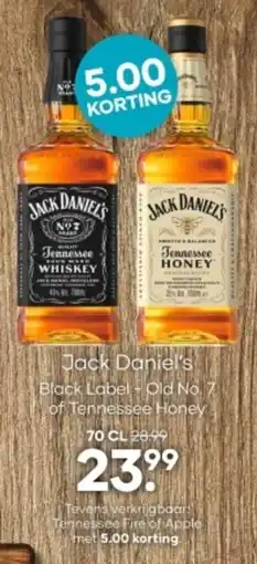 Mitra Jack Daniel's Black Label Old No. 7 of Tennessee Honey aanbieding