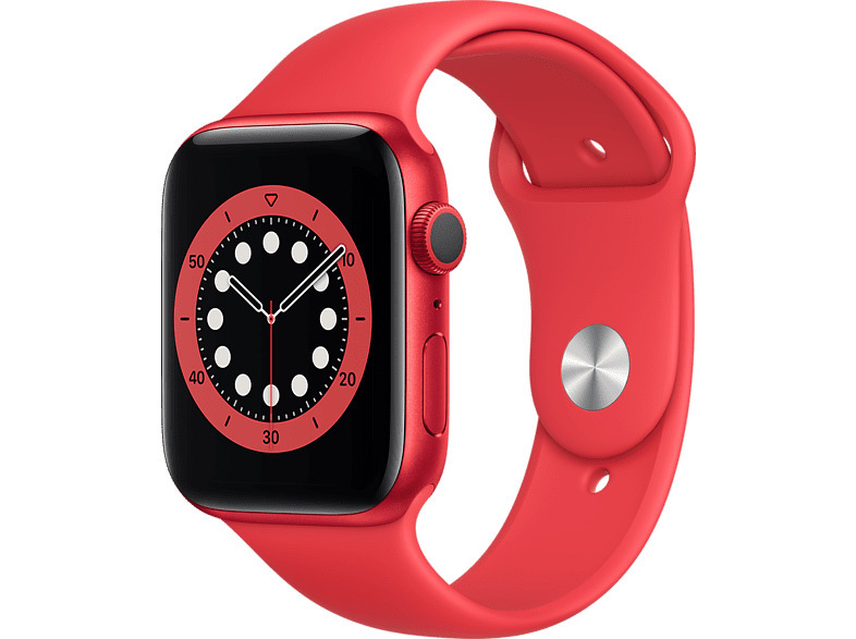 APPLE Watch Series 6 44mm (PRODUCT)RED rood aluminium / rode sportband  kopen? | MediaMarkt