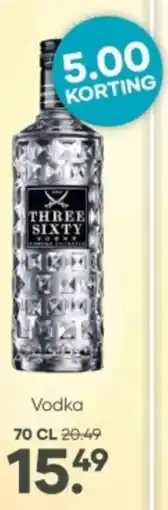 Mitra Three Sixty Vodka aanbieding