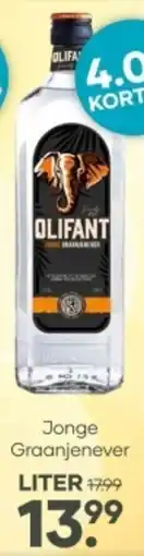 Mitra Olifant Jonge Graanjenever aanbieding