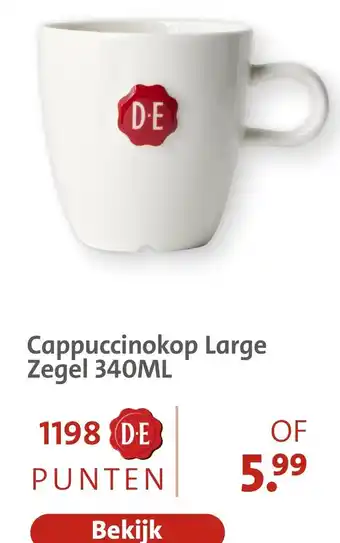 Bruna Cappuccinokop Large Zegel aanbieding