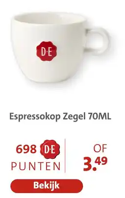 Bruna Espressokop Zegel aanbieding