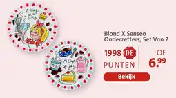 Bruna Blond X Senseo Onderzetters, Set Van 2 aanbieding