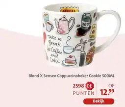 Bruna Blond X Senseo Cappuccinobeker Cookie aanbieding