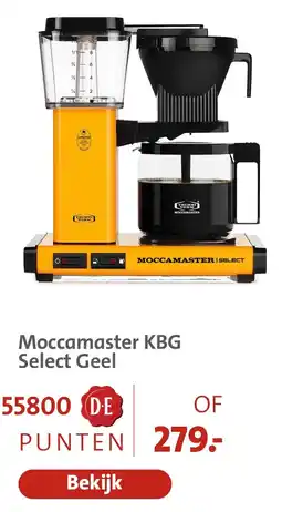 Bruna Moccamaster KBG Select Geel aanbieding