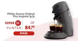 Bruna Philips Senseo Original 'Plus kasjmier grijs aanbieding