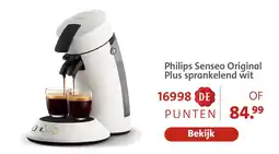 Bruna Philips Senseo Original Plus sprankelend wit aanbieding