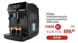 Bruna Philips Volautomatische Espressomachine 2200 serie aanbieding