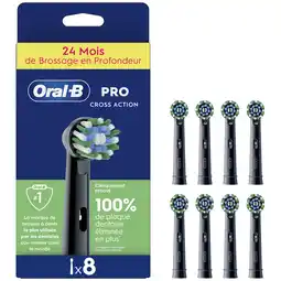 MediaMarkt Oral-b Opzetborstel Crossaction Zwart 8ct aanbieding