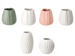 Lidl LIVARNO Set van 2 vazen (roze/wit) aanbieding