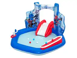 Lidl Bestway Opblaasbaar zwembad met glijbaan Disney of Marvel aanbieding