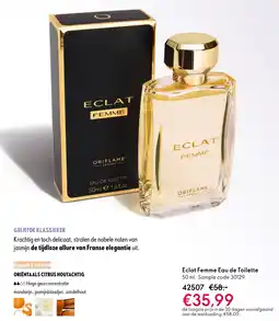 Oriflame Eclat Femme Eau de Toilette aanbieding