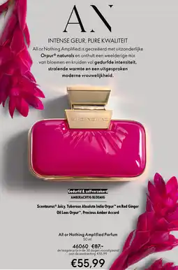 Oriflame All or Nothing Amplified Parfum aanbieding