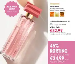 Oriflame Greater Eau de Toilette for her aanbieding