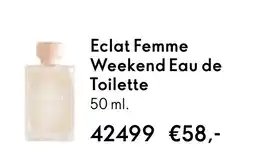 Oriflame Eclat Femme Weekend Eau de Toilette aanbieding