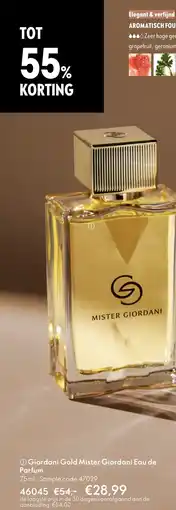 Oriflame Giordani Gold Mister Giordani Eau de Parfum aanbieding