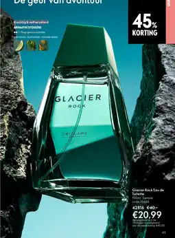 Oriflame Glacier Rock Eau de Toilette aanbieding