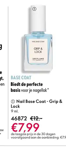 Oriflame Nail Base Coat - Grip & Lock aanbieding