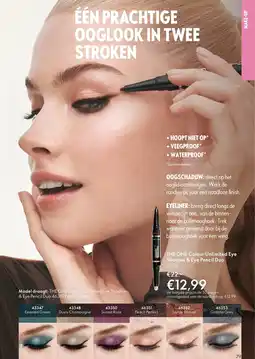 Oriflame The one colour unlimited eye shadow & eye pencil duo aanbieding