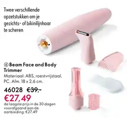 Oriflame Beam Face and Body Trimmer aanbieding