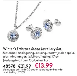 Oriflame Winter's Embrace Stone Jewellery Set aanbieding