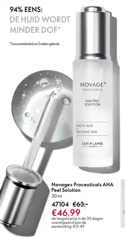 Oriflame Novage+ Proceuticals AHA Peel Solution aanbieding
