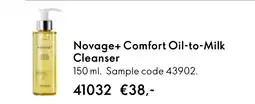 Oriflame Novage+ Comfort Oil-to-Milk Cleanser aanbieding
