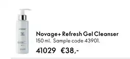 Oriflame Novage+ Refresh Gel Cleanser aanbieding